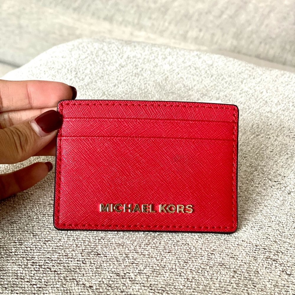 Michael Kors Card Holder Red